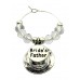 Wedding, Hen Party, Top Hat Wine Glass Charms with Gift Card